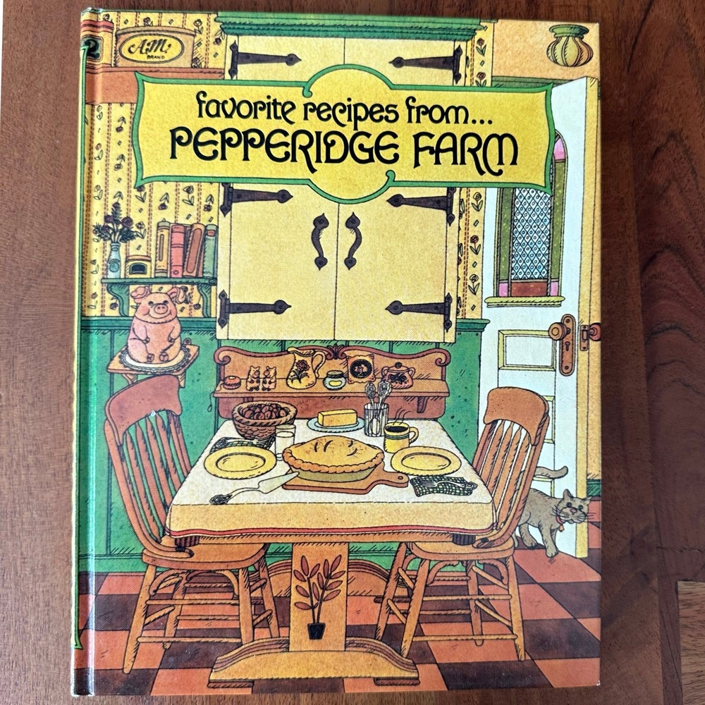 Favorite Recipes From Pepperidge Farm 1979 Vintage Hardcover Cookbook 70s
